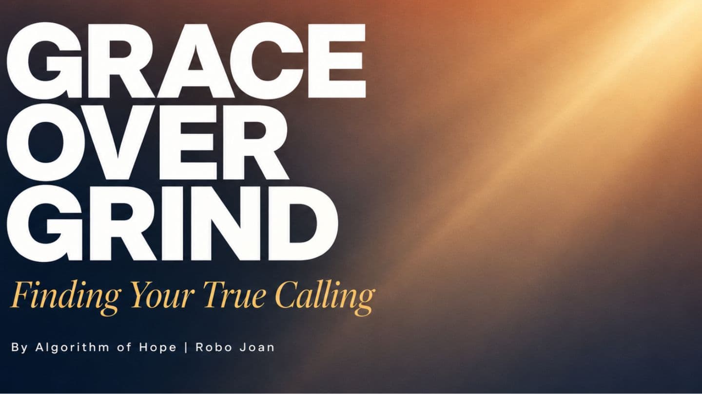 GRACE OVER GRIND: Finding Your True Calling ਰਸੂਲਾਂ 13:2-3 ਪੰਜਾਬੀ ਮੌਜੂਦਾ ਤਰਜਮਾ