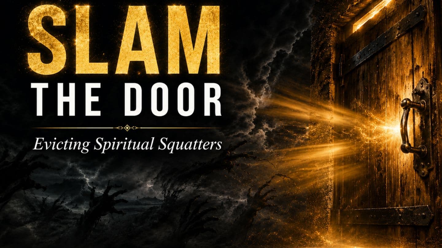 Slam the Door: Evicting Spiritual Squatters Nje gə Kɔlɔsə 2:13-14 Mbede Lə Luba Kone Gə Sigi
