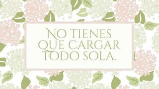 No tienes que cargar todo sola