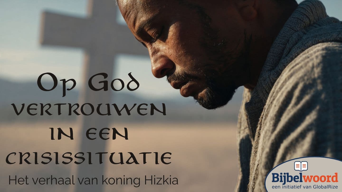 Op God vertrouwen in een crisissituatie. Het verhaal van koning Hizkia Jesaja 37:20 BasisBijbel, de bijbel in makkelijk Nederlands