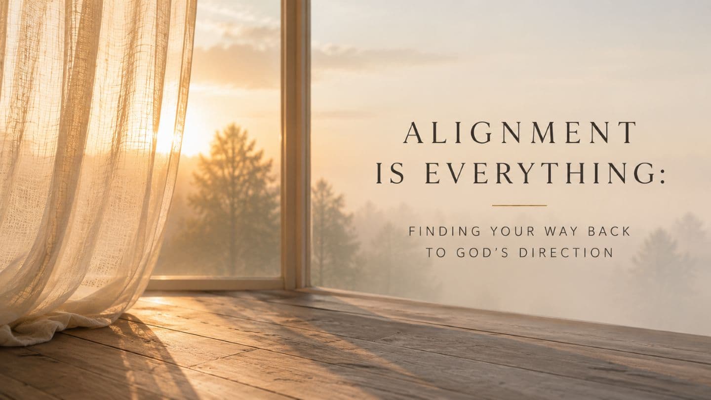 Alignment Is Everything: Finding Your Way Back to God’s Direction AMOS 7:8 Ngunese Bible