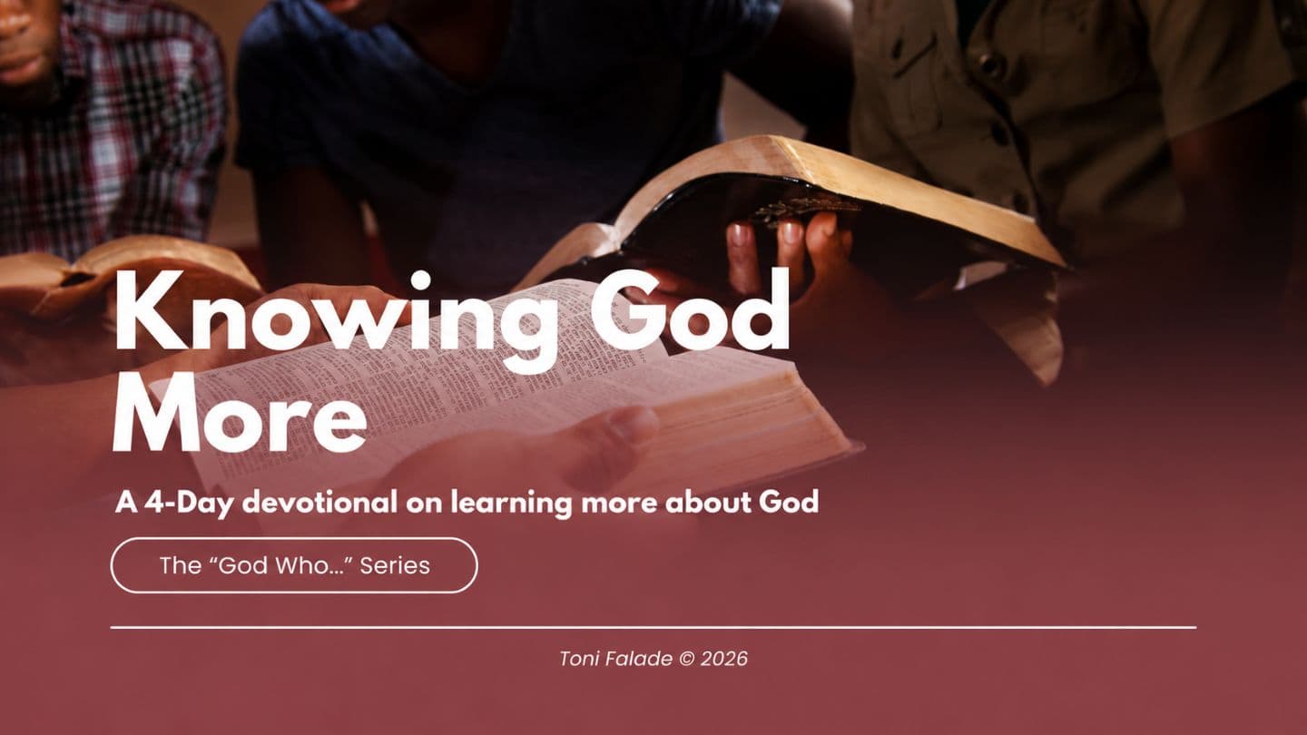 Knowing God More Ahẹ Ụgama 18:32 IWE ỌNỊNỊ