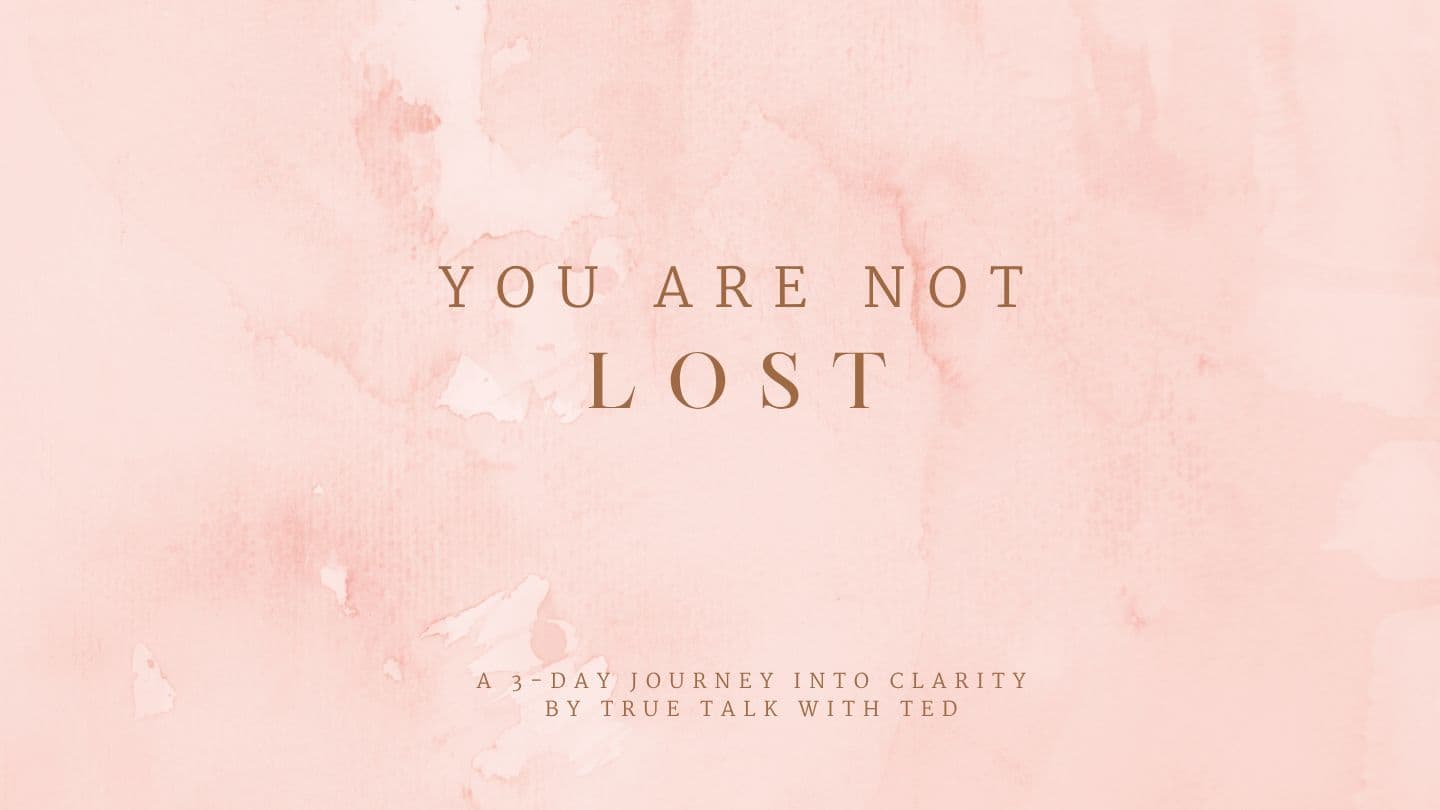 You Are Not Lost Første Korinterbrev 14:33 Bibelen - Guds Ord Hverdagsbibelen (Hermon Forlag)