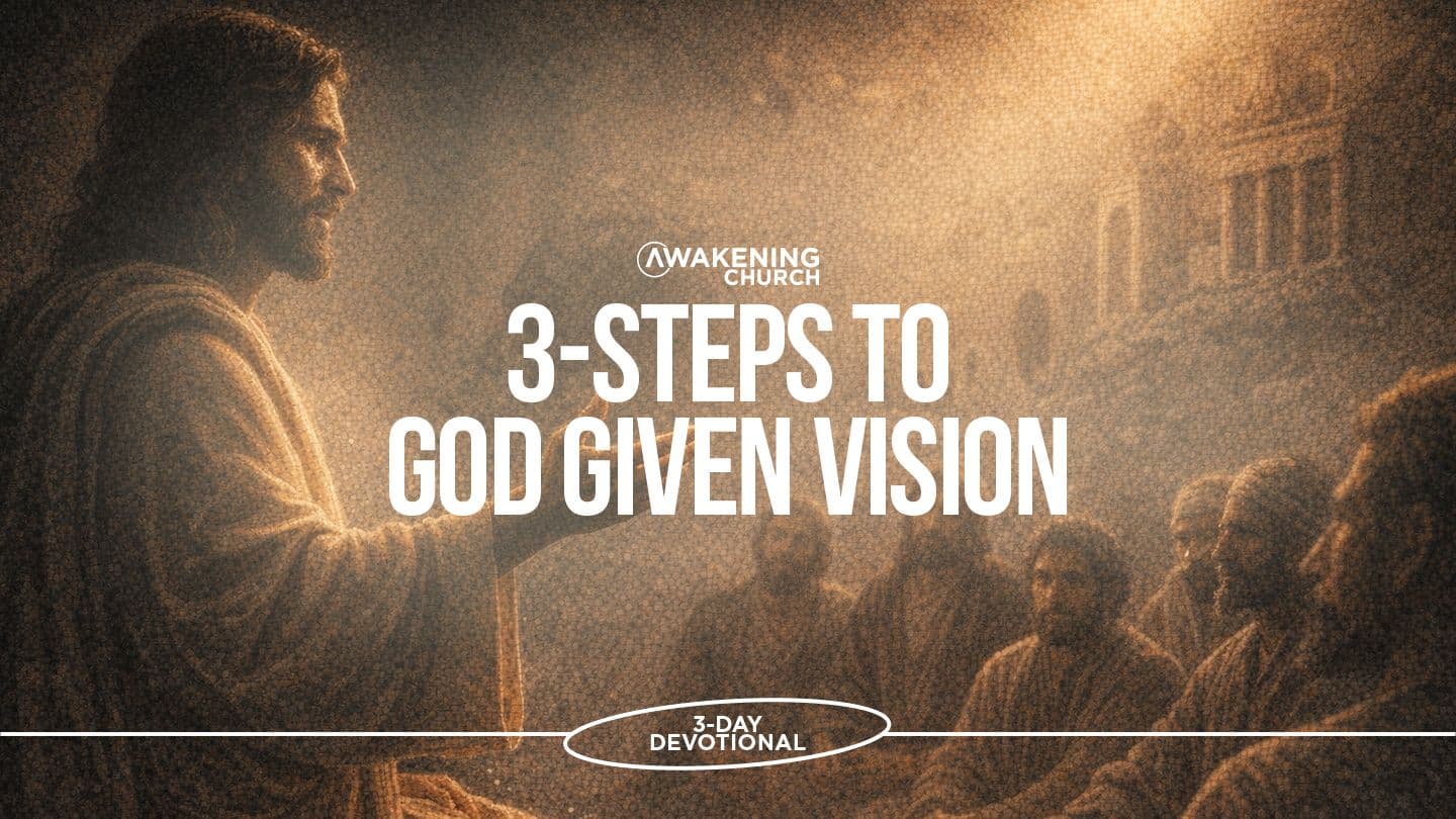 3-Steps to God Given Vision - 3 Day Devotional NEHEMÍAS 2:18-20 Biblia Reina Valera 1960