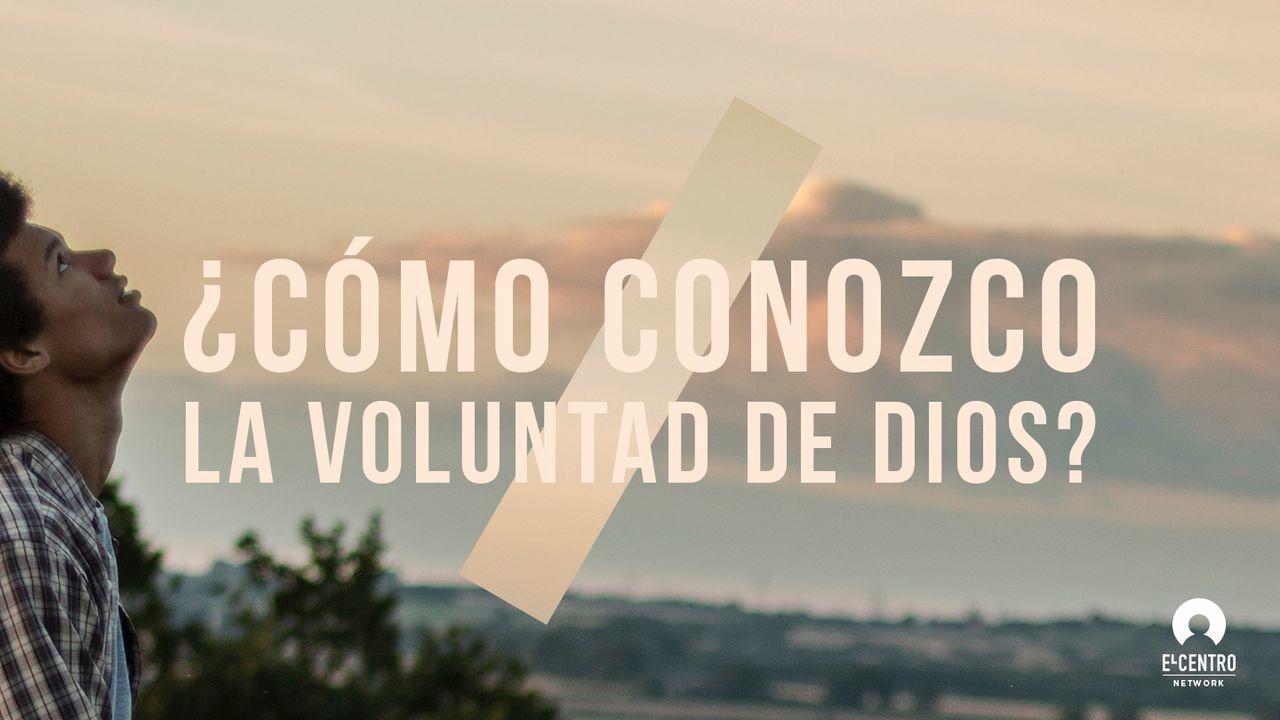 ¿Cómo conozco la voluntad de Dios? 