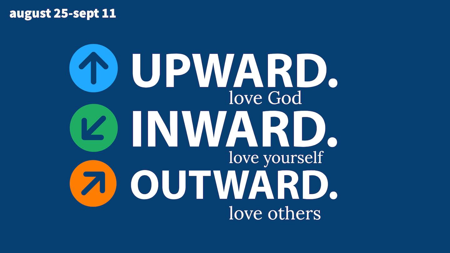 Inward (love yourself.)