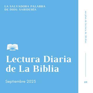 Lectura Diaria de la Biblia de septiembre 2023, La salvadora Palabra de Dios: sabiduría