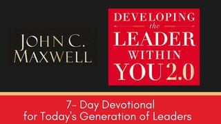  7- Day Devotional, Developing The Leader Within You 2.0  1Timóteo 4:12 Nova Tradução na Linguagem de Hoje