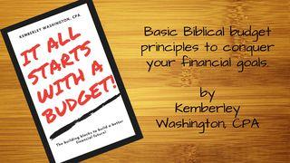It All Starts With A Budget! 1 Corinthians 14:40 English Standard Version 2016