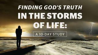 Finding God's Truth In The Storms Of Life SANTIAGO 5:9 Elizen Arteko Biblia (Biblia en Euskara, Traducción Interconfesional)
