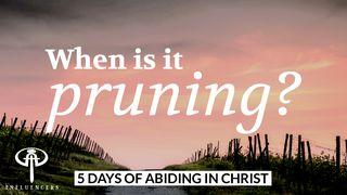 When Is It Pruning? 1 Corinthians 10:13-14 New Living Translation