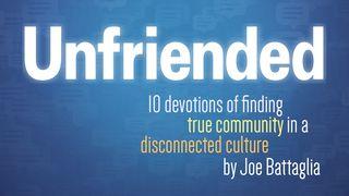 Unfriended Matthew 8:20 New Revised Standard Version
