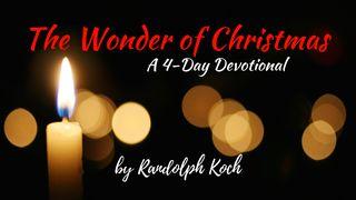 The Wonder of Christmas Psalms 63:2-4 The Message