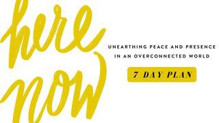 Here, Now: Unearthing Peace And Presence In An Overconnected World 1 Chronicles 16:11 New International Version