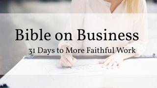 Bible on Business Vangelo secondo Luca 16:1-13 Nuova Riveduta 2006