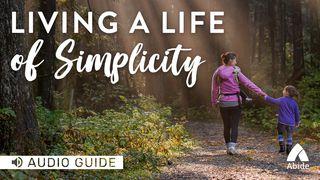 Living A Life Of Simplicity Genesis 2:3 English Standard Version 2016