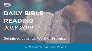 Daily Bible Reading — Sustained by God’s Word of Promise 1 Samuel 12:1-25 King James Version