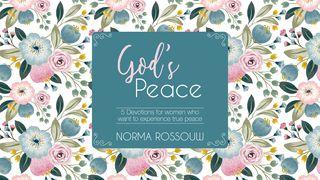 God’s Peace Proverbs 16:32 New International Version