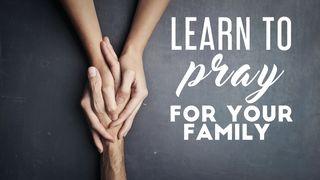 Learn To Pray For Your Family Luke 8:40 New International Version