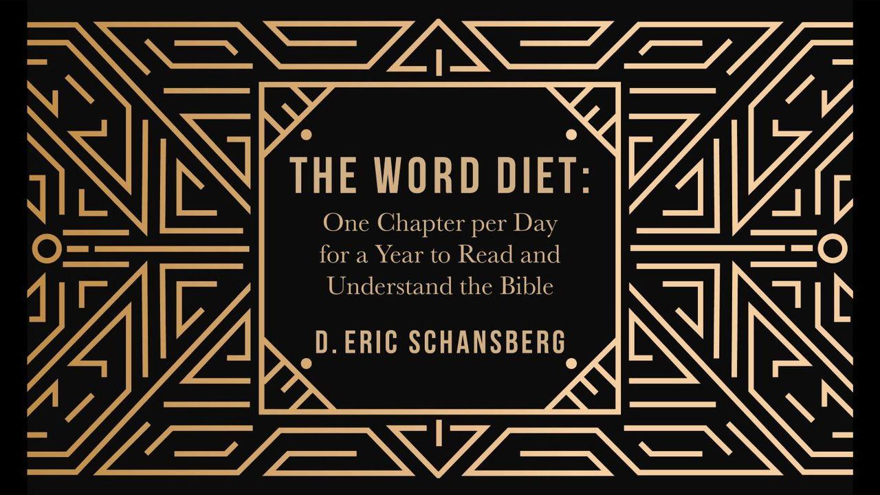 The Word Diet: Week 1 (Genesis 1-11)