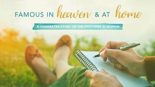 Famous In Heaven And At Home Mark 11:7 Contemporary English Version Interconfessional Edition