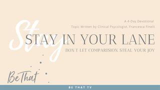 Stay in Your Lane Roma 12:10 Alkitab Terjemahan Baru