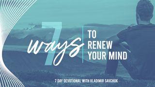 7 Cara untuk Memperbarui Pikiran Anda Mazmur 23:3 Alkitab Terjemahan Baru