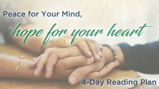 Peace for Your Mind, Hope for Your Heart Job 38:4 New King James Version
