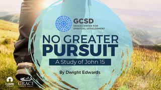 [No Greater] No Greater Pursuit John 16:4-15 New Revised Standard Version
