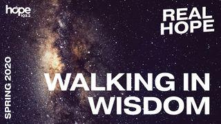 Real Hope: Walking in Wisdom Colossians 4:6 New American Standard Bible - NASB 1995