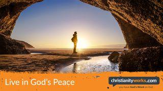 Live in God’s Peace John 14:27 Holman Christian Standard Bible