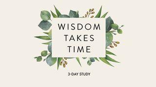 Wisdom Takes Time: A Study of Proverbs Proverbs 4:11-12 King James Version