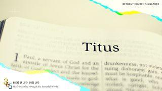 Book of Titus Titus 2:8 Young's Literal Translation 1898