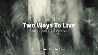 Two Ways to Live Psalms 1:6 New Living Translation