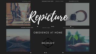 Repicture Obedience at Home ヘブライ人への手紙 3:9-10 Seisho Shinkyoudoyaku 聖書 新共同訳