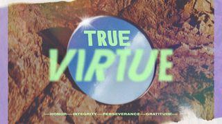 True Virtue: Recentering on What Matters Most 1 Samuel 24:8-13 The Message