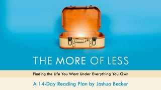 The More Of Less: A Guide To Less Stuff And More Joy Zechariah 4:10 English Standard Version 2016