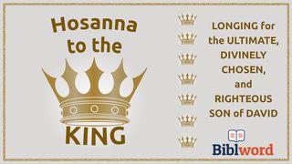 Hosanna to the King! John 18:33 New International Version
