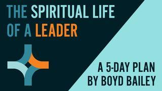 The Spiritual Life of a Leader Luke 13:7 New International Version