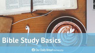 Our Daily Bread University - Bible Study Basics Hebrews 5:12 Young's Literal Translation 1898