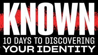 Gekannt: in 10 Tagen deine Identität entdecken Psalm 139:13 Hoffnung für alle