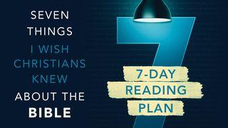 7 Things I Wish Christians Knew About the Bible Acts of the Apostles 8:35-36, 38 New Living Translation