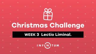 Week 3 Christmas Challenge: Lectio Liminal. Luke 1:39-80 New King James Version