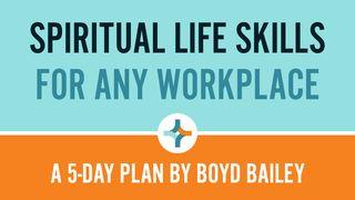 Spiritual Life Skills for Any Workplace Matthew 25:33 Good News Bible (British) with DC section 2017