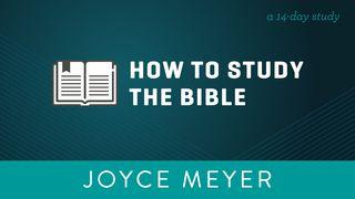 How to Study the Bible Jeremiah 15:16 New English Translation