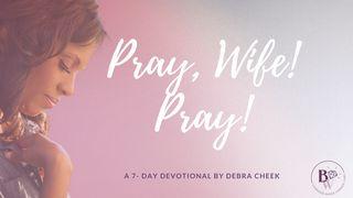 Pray, Wife! Pray! Proverbs 14:1 GOD'S WORD