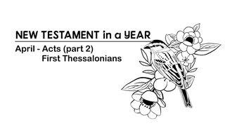New Testament in a Year: April Acts 16:4 New American Standard Bible - NASB 1995
