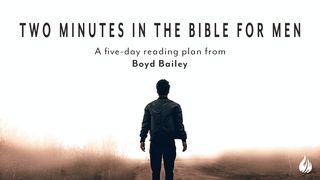 Two Minutes in the Bible for Men Matthew 14:19 Free Bible Version