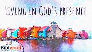Living in God's Presence Psalms 5:2-3 Contemporary English Version