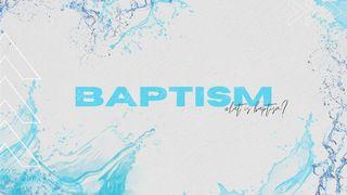 Baptism John 20:19-31 New Revised Standard Version